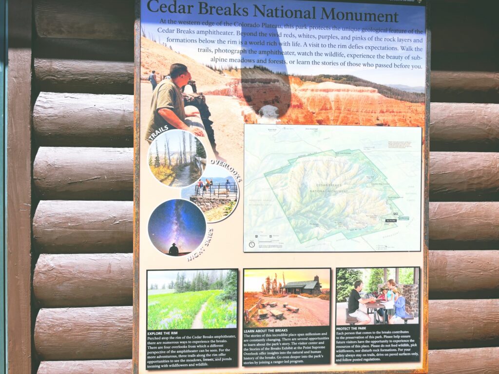 アメリカユタ州シダーブレークス国定公園Cedar Breaks National Monument見どころ魅力トレイル・ハイキングモデルコース日本人観光