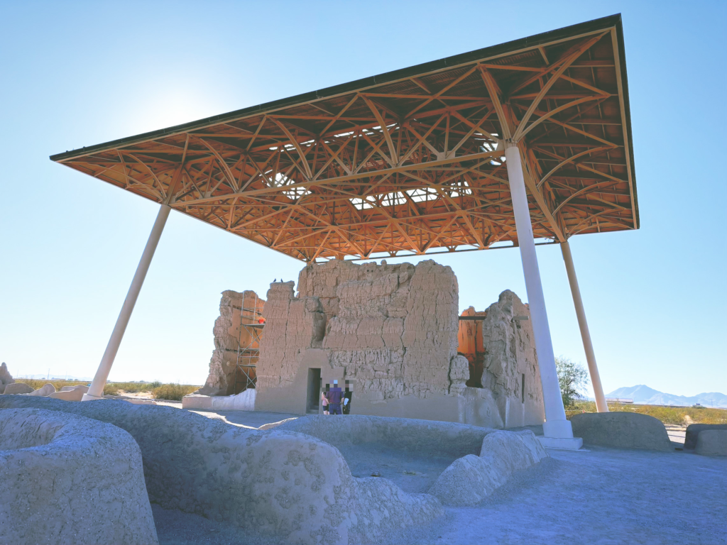 アメリカアリゾナ州カーサグランドルインズ国定公園Casa Grande Ruins National Monument見どころ魅力日本人観光