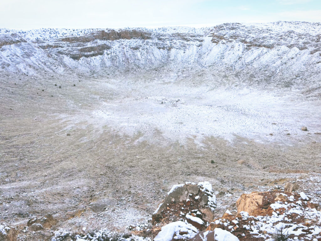 アメリカアリゾナ州メテオクレーターMeteor Crater Natural Landmark見どころ魅力トレイル・ハイキングモデルコース日本人観光