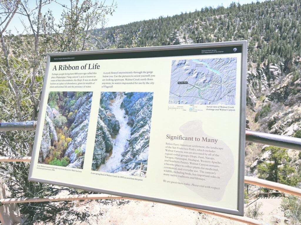 アメリカアリゾナ州ウォルナットキャニオン国定公園Walnut Canyon National Monument見どころ魅力トレイル・ハイキングモデルコース日本人観光