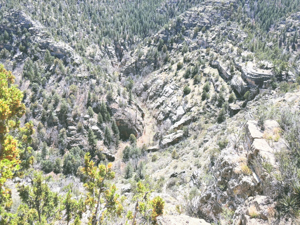 アメリカアリゾナ州ウォルナットキャニオン国定公園Walnut Canyon National Monument見どころ魅力トレイル・ハイキングモデルコース日本人観光