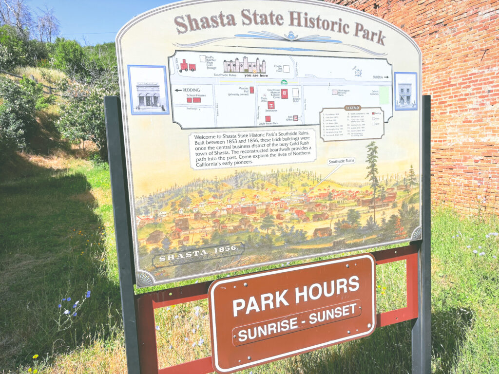 アメリカカリフォルニア州シャスタ州立歴史公園Shasta State Historic Park見どころ魅力トレイル・ハイキングモデルコース日本人観光