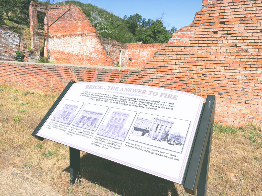 アメリカカリフォルニア州シャスタ州立歴史公園Shasta State Historic Park見どころ魅力トレイル・ハイキングモデルコース日本人観光