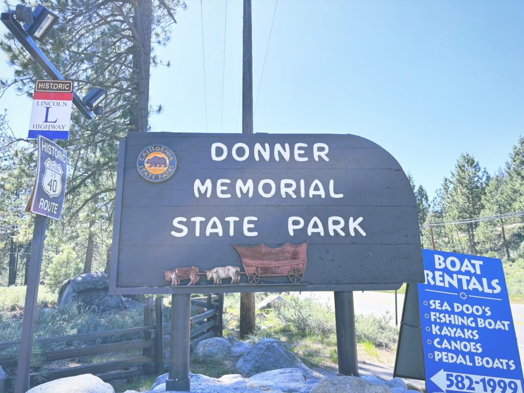 アメリカカリフォルニア州ドナーメモリアル州立公園Donner Memorial State Park見どころ魅力トレイル・ハイキングモデルコース日本人観光